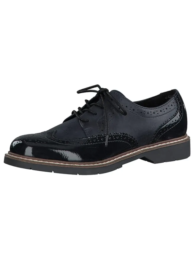 s.Oliver Schnürschuhe^Schnürschuhe in Dunkelblau