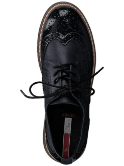 s.Oliver Schnürschuhe^Schnürschuhe in Dunkelblau