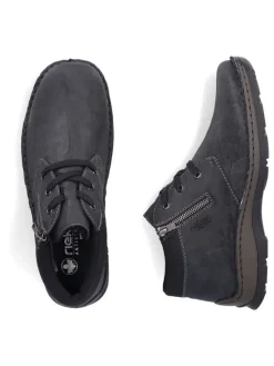 Schnürschuhe in Grau><noscript><img width=