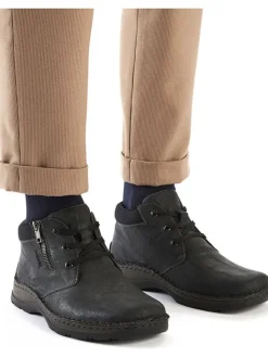Schnürschuhe in Grau><noscript><img width=