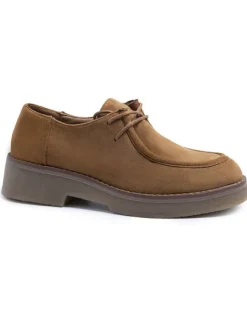 C'M Schnürschuhe^Schnürschuhe in Hellbraun