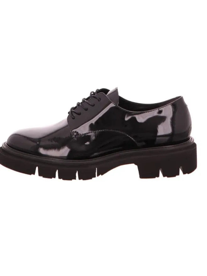 Luca Grossi Schnürschuhe^Schnürschuhe in nero lack