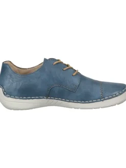 rieker Schnürschuhe^Schnürschuhe in royal/smaragd/gelb