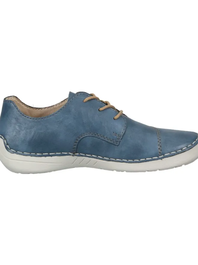 rieker Schnürschuhe^Schnürschuhe in royal/smaragd/gelb