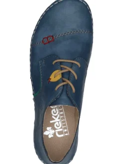 rieker Schnürschuhe^Schnürschuhe in royal/smaragd/gelb