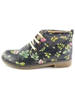 Goby Schnürschuhe^Schnürschuhe in Schwarz/ Bunt