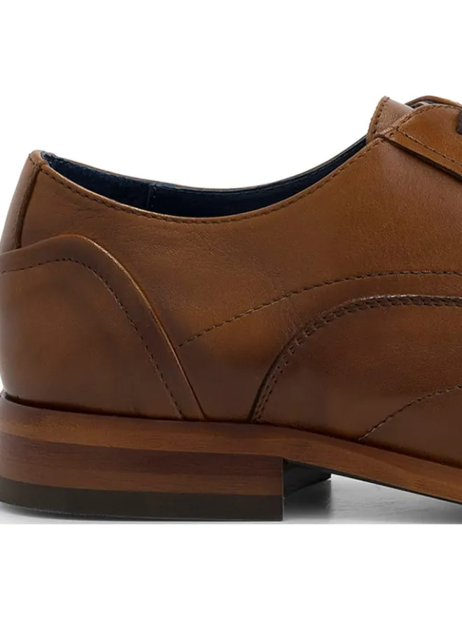 DENBROECK Schnürschuhe^Schnürschuhe "Platt St." in Hellbraun