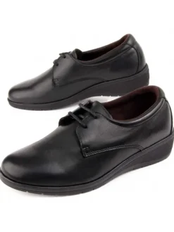 Schnürschuhe Wedge Anilav in Schwarz>Purapiel Online