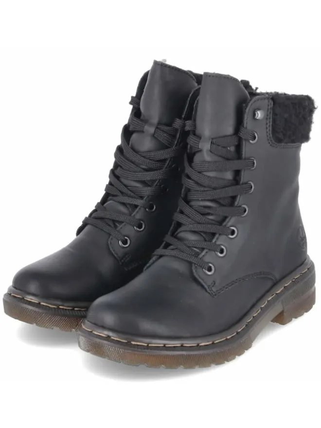 rieker Stiefel & Boots^Schnürstiefel in schwarz
