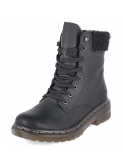 rieker Stiefel & Boots^Schnürstiefel in schwarz