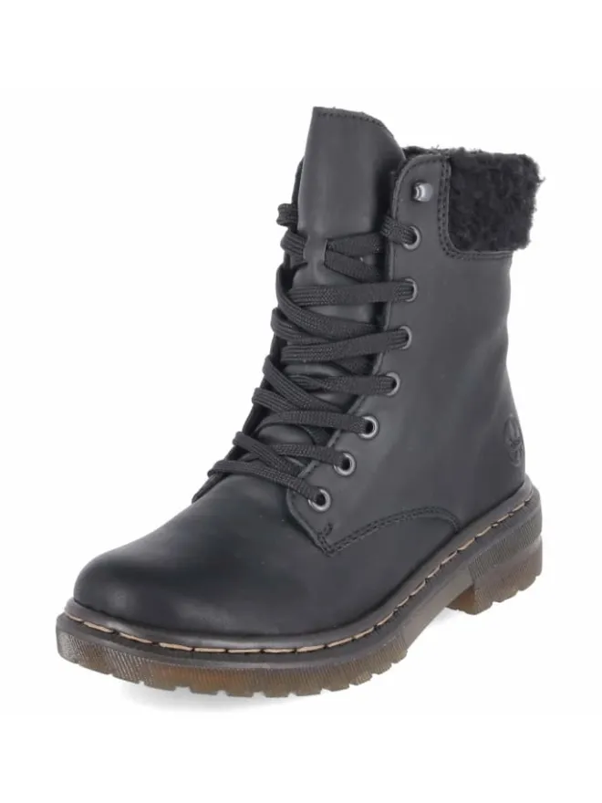 rieker Stiefel & Boots^Schnürstiefel in schwarz