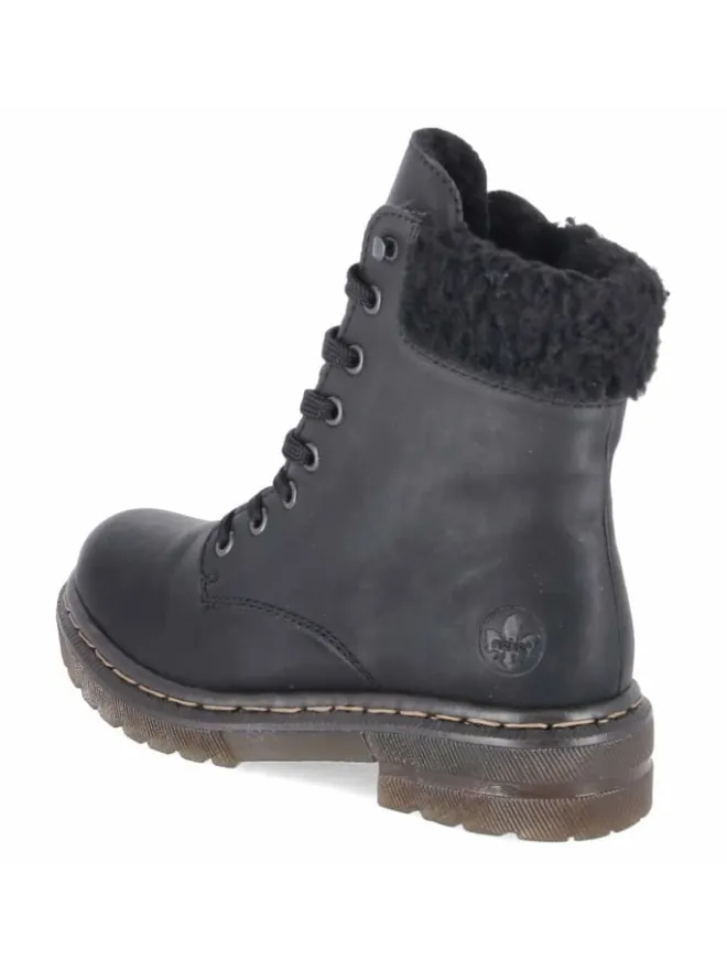 rieker Stiefel & Boots^Schnürstiefel in schwarz