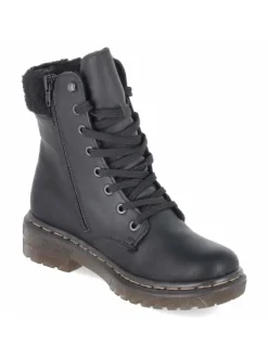 rieker Stiefel & Boots^Schnürstiefel in schwarz