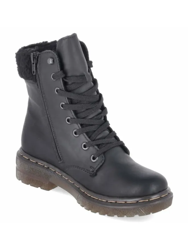 rieker Stiefel & Boots^Schnürstiefel in schwarz