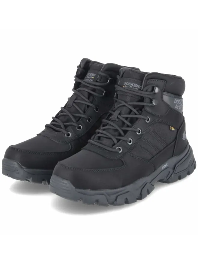 Schnürstiefel in schwarz>Dockers by Gerli Best