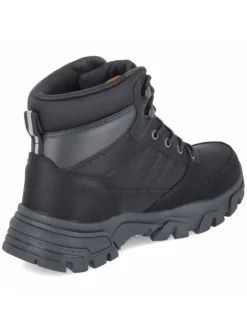 Schnürstiefel in schwarz><noscript><img width=