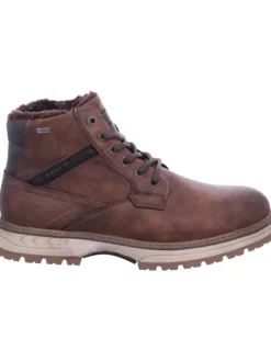 Schnürstiefel Mit Tex-Membran in braun>Tom Tailor Discount