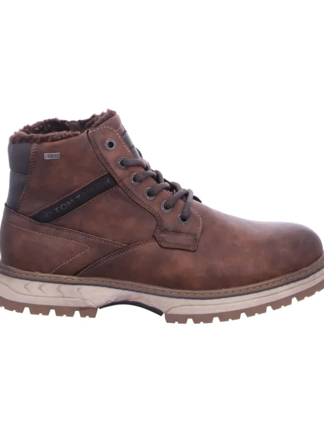 Schnürstiefel Mit Tex-Membran in braun>Tom Tailor Discount