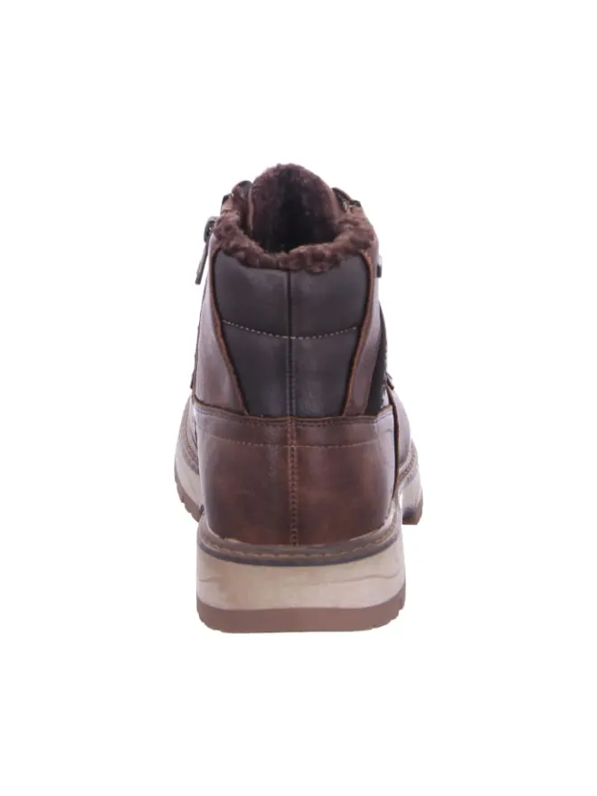 Schnürstiefel Mit Tex-Membran in braun>Tom Tailor Discount