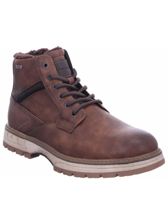 Schnürstiefel Mit Tex-Membran in braun>Tom Tailor Discount
