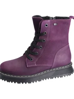 Däumling Stiefeletten·Hohe Stiefeletten^Schnürstiefel Rudi in lila