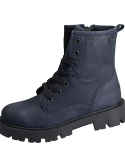 Däumling Stiefeletten·Hohe Stiefeletten^Schnürstiefel Stella in blau