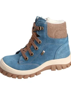 Däumling Stiefeletten·Hohe Stiefeletten^Schnürstiefel Yachi in blau