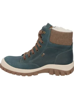 Däumling Stiefeletten·Hohe Stiefeletten^Schnürstiefel Yachi in blau