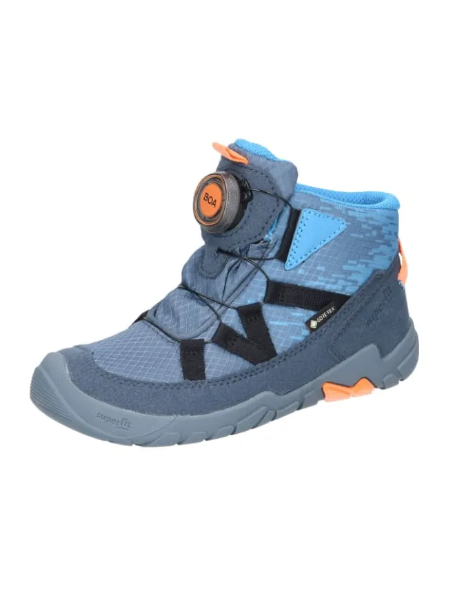superfit Stiefeletten·Hohe Stiefeletten^Schnürstiefelette in blau