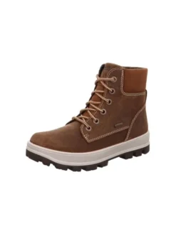 superfit Stiefeletten·Hohe Stiefeletten^Schnürstiefelette TEDD in braun