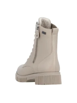 Schnürstiefeletten in Beige><noscript><img width=