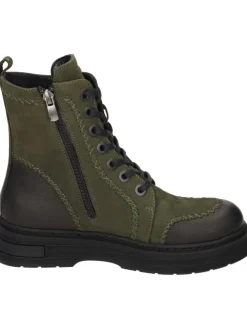 Schnürstiefeletten in khaki><noscript><img width=