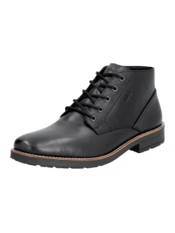 Schnürstiefeletten in Schwarz>rieker Outlet