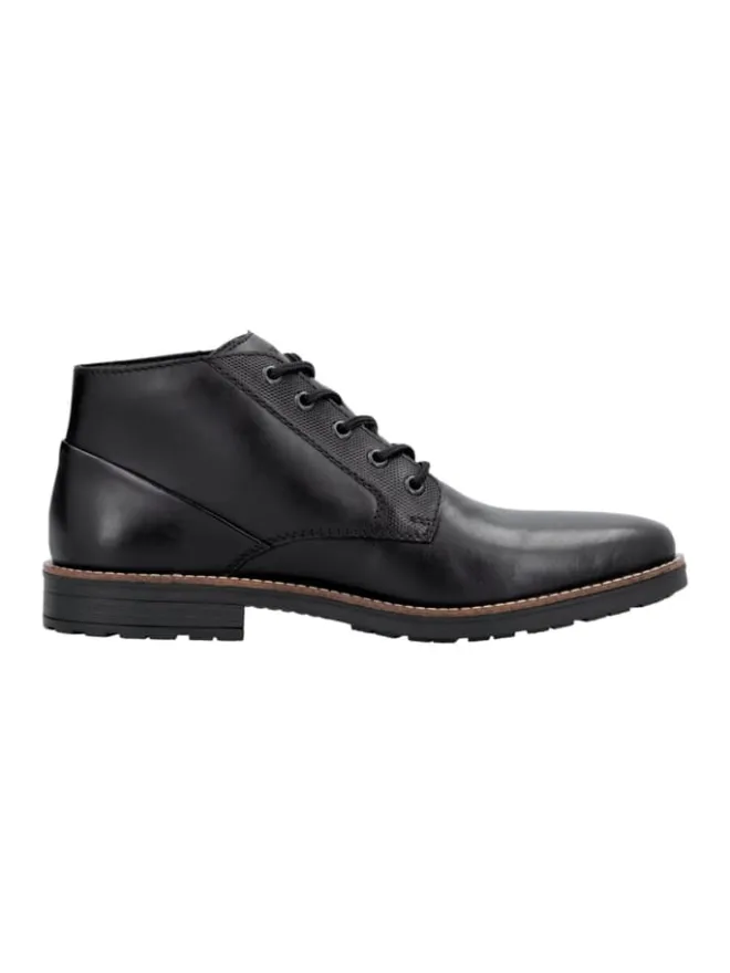 Schnürstiefeletten in Schwarz>rieker Outlet