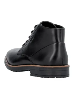 Schnürstiefeletten in Schwarz><noscript><img width=