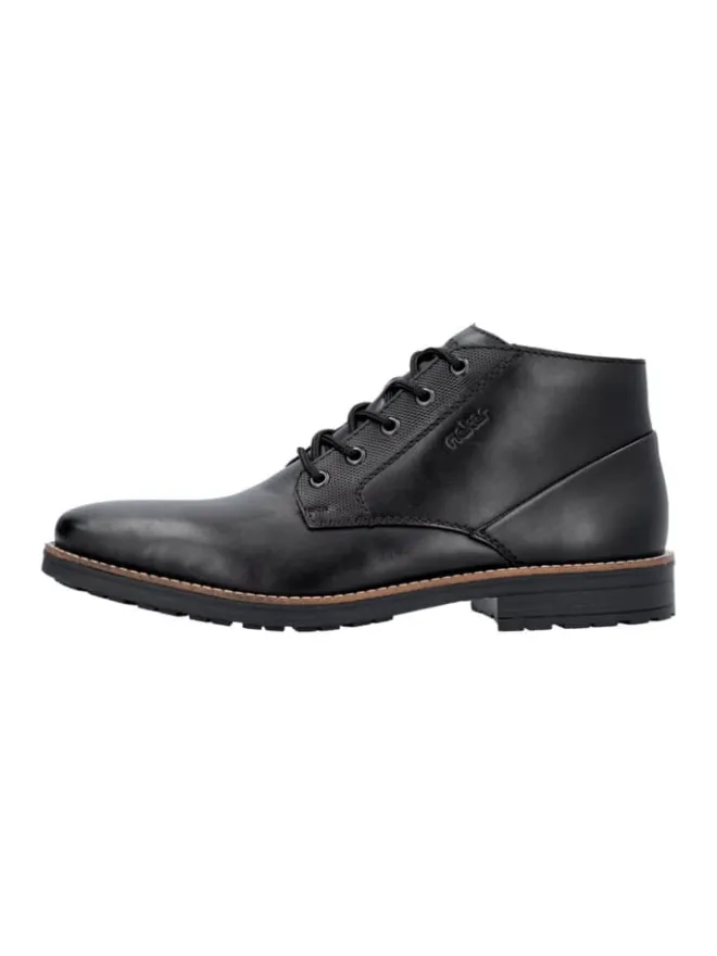 Schnürstiefeletten in Schwarz>rieker Outlet