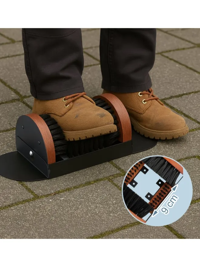 Schuhabstreifer in Schwarz/ Braun>relaxdays Online