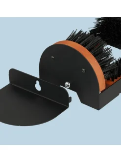 Schuhabstreifer in Schwarz/ Braun><noscript><img width=