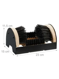 Schuhabstreifer in Schwarz/Natur><noscript><img width=