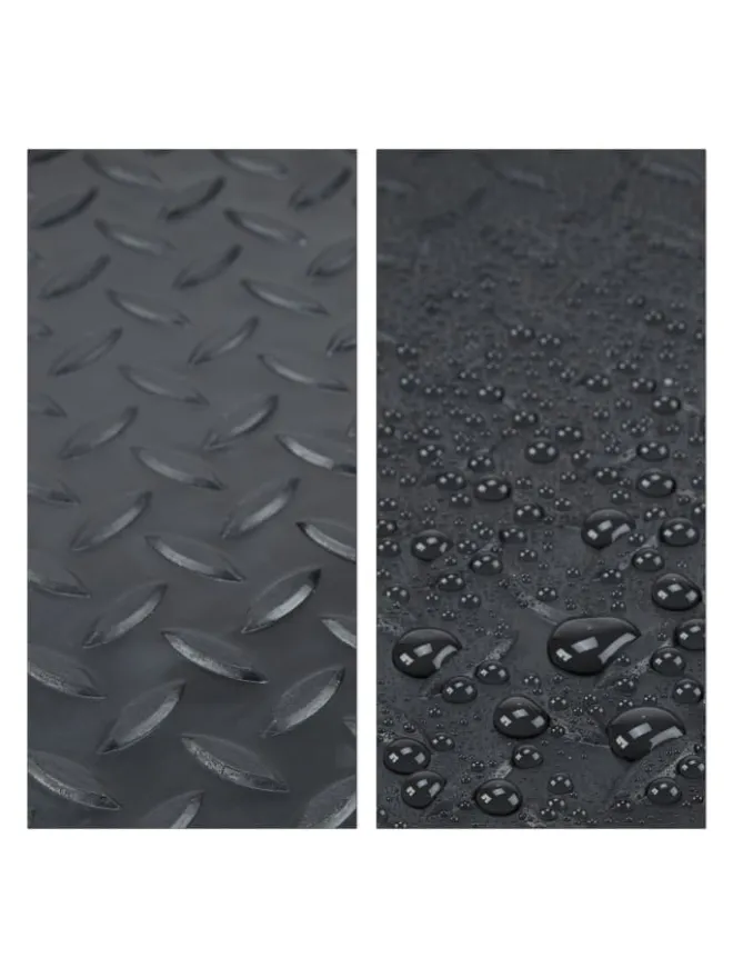 Schuhabtropfschale in Schwarz - (B)50x (H)3 x (T)38 cm>relaxdays Online