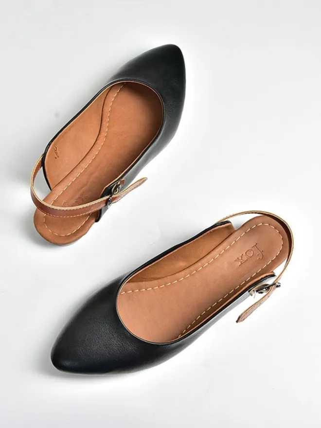 Fox Ballerinas^Sling-Ballerinas in Schwarz