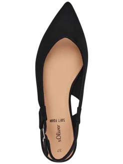 Sling-Ballerinas in Schwarz><noscript><img width=