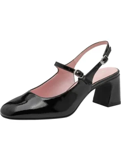 Tamaris Pumps^Slingpumps in BLACK PAT.