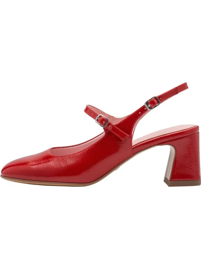 Tamaris Pumps^Slingpumps in RED PATEN