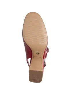 Tamaris Pumps^Slingpumps in RED PATEN