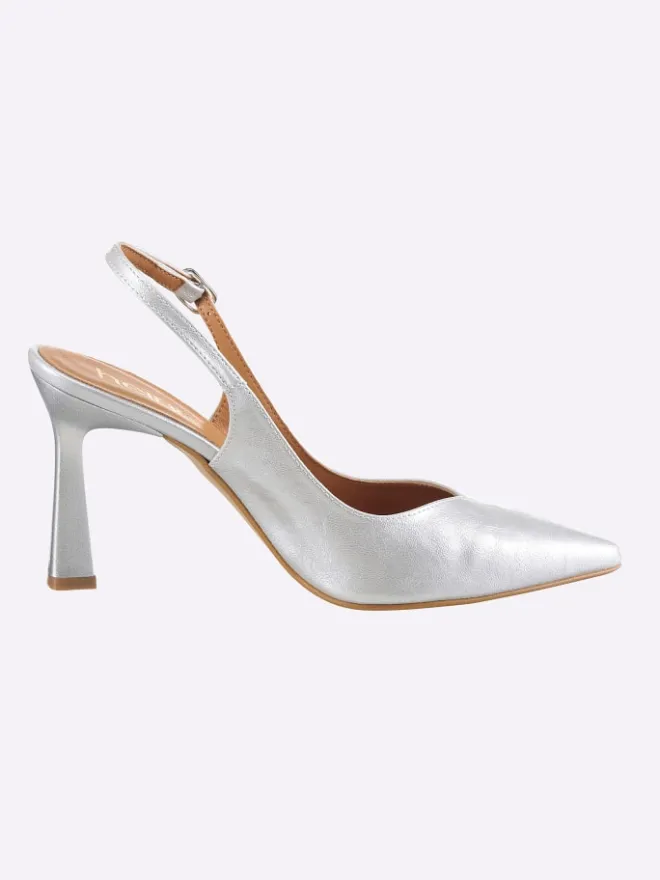 Slingpumps in silberfarben>Heine