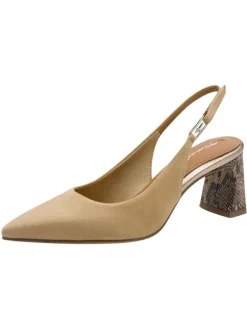 Slingpumps in TAN COMB>Tamaris Outlet