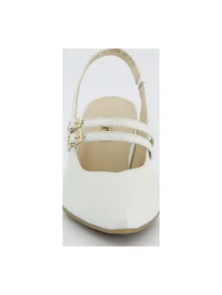 Slingpumps in Weiß><noscript><img width=