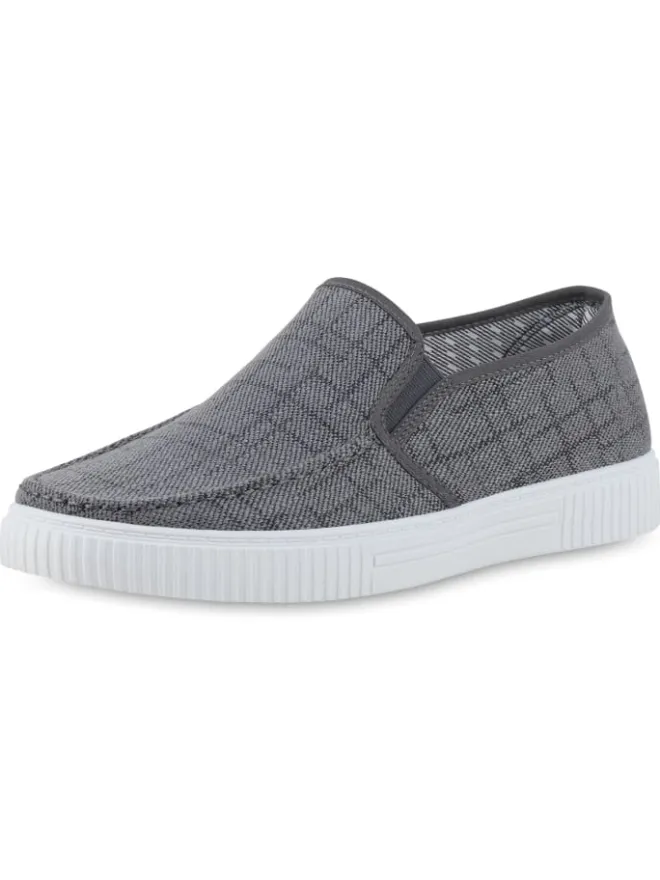 Slip Ons Derek in Grau>VAN HILL New