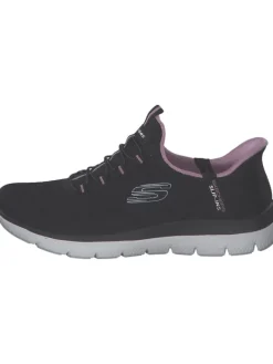 Skechers Schnürschuhe^Slip-On-Sneaker in Schwarz